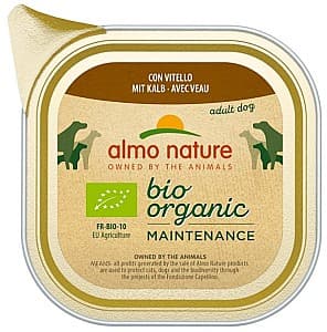 Hrană umedă pentru câini Almo Nature BIO ORGANIC Alu Veal 100g