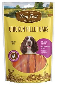 Snackuri pentru câini Dog Fest Chicken fillet bars 90g