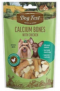 Snackuri pentru câini Dog Fest Calcium bones with chicken 55g