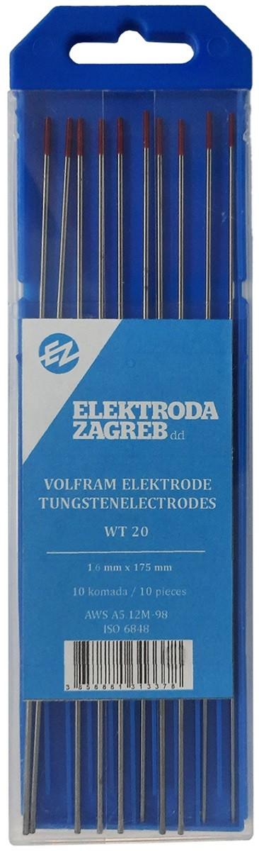 Electrozi pentru sudura EZ WOLFRAM WT20 1.6x175