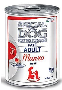 Hrană umedă pentru câini Special Dog EXCELLENCE PATE ADULT BEEF 400gr