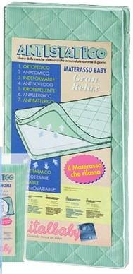 Saltea pentru copii Italbaby Antistatic (63x125)