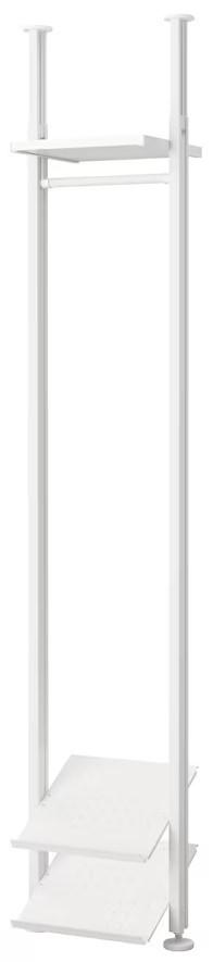 Cuier IKEA Elvarli 1 sectiune/raft superior 52x36x222-350 Alb