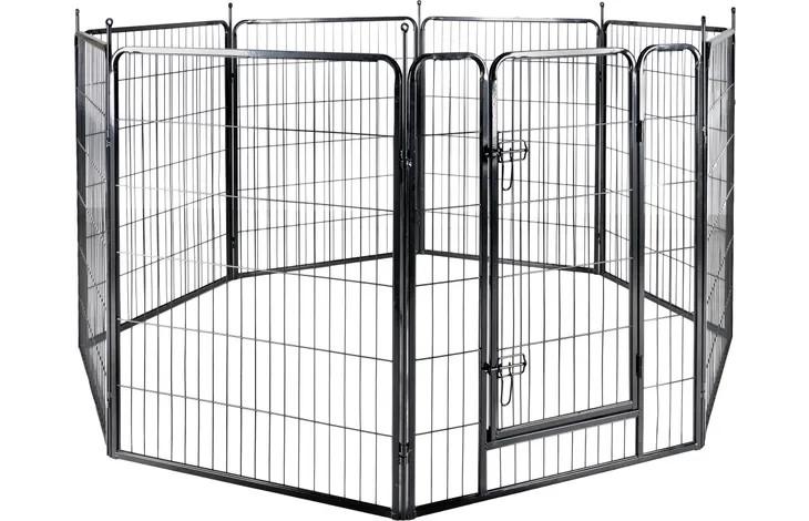 Клетка для собак Flamingo ZECTA Black 205x196x100cm