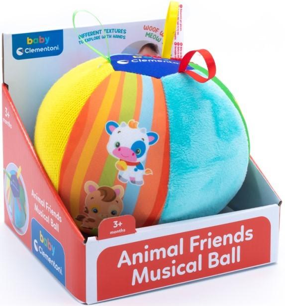 Мягкая игрушка Clementoni Animal Friends Musical Ball (17464)
