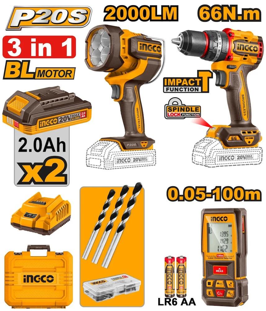 Set de scule electrice INGCO COSLI250885