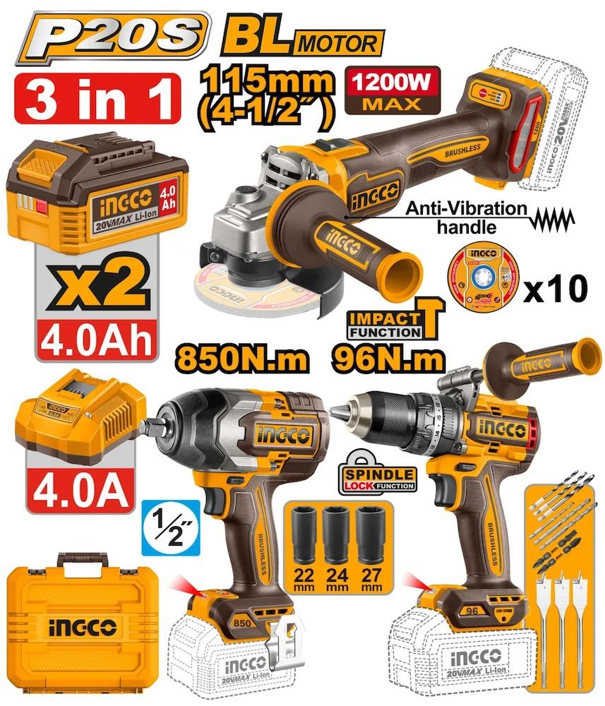 Set de scule electrice INGCO COSLI251292