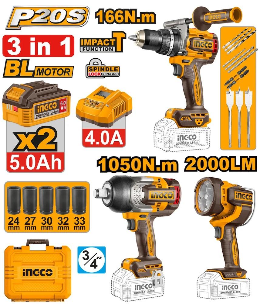 Set de scule electrice INGCO COSLI250882