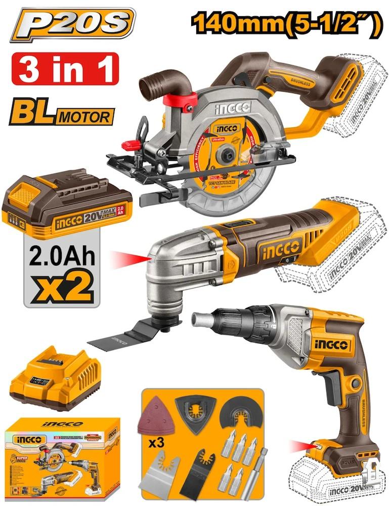 Набор электроинструментов INGCO COSLI250382