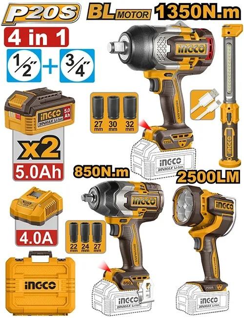 Set de scule electrice INGCO COSLI260193