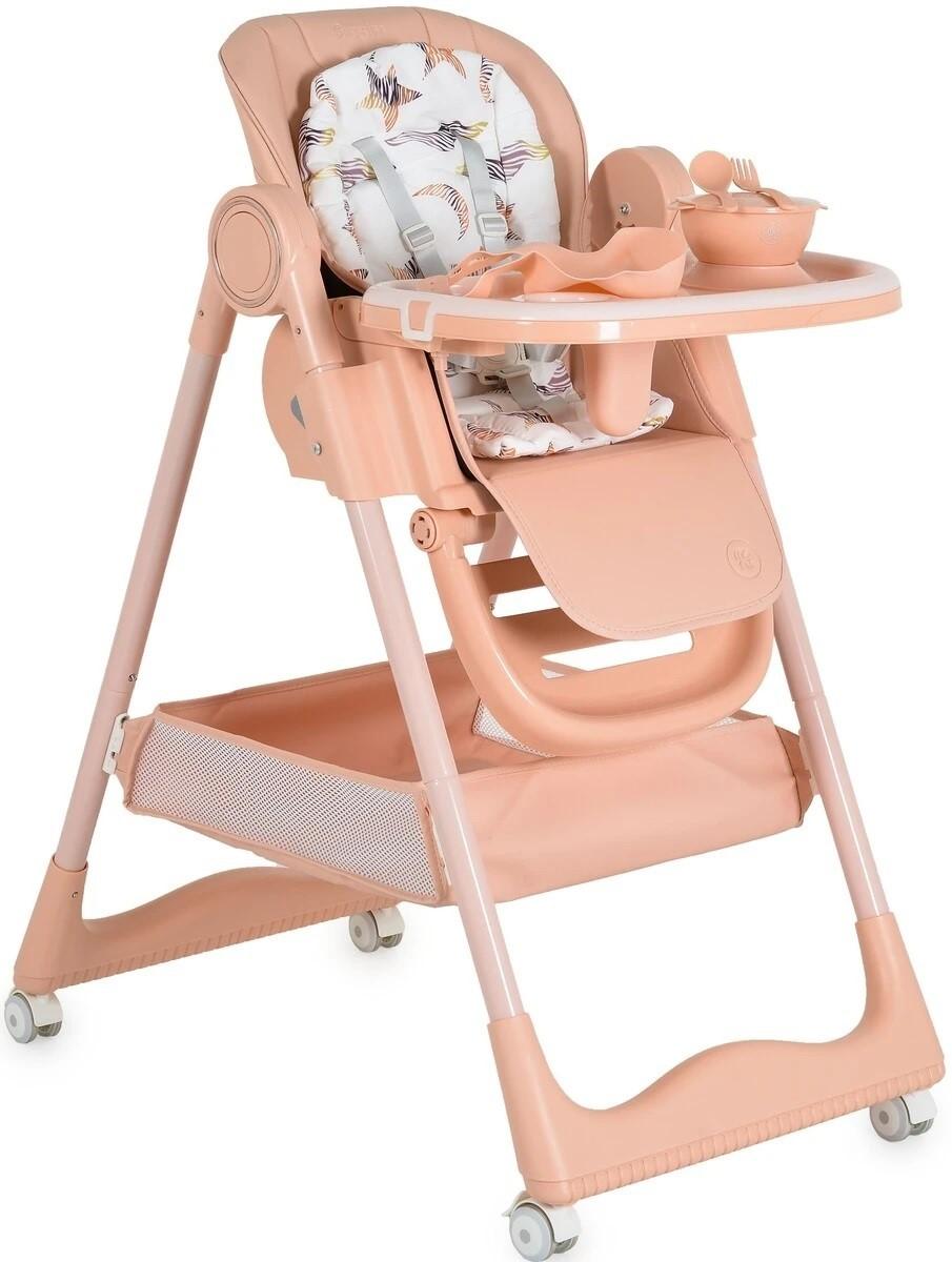 Стул для кормления с регулировкой по высоте Moni Surprise Pink